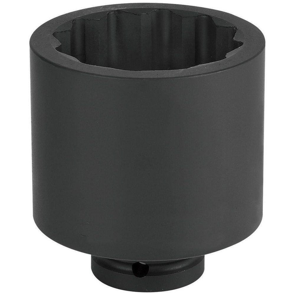 Impact Socket: 1" Drive, 2-7/16" Socket, Square Drive