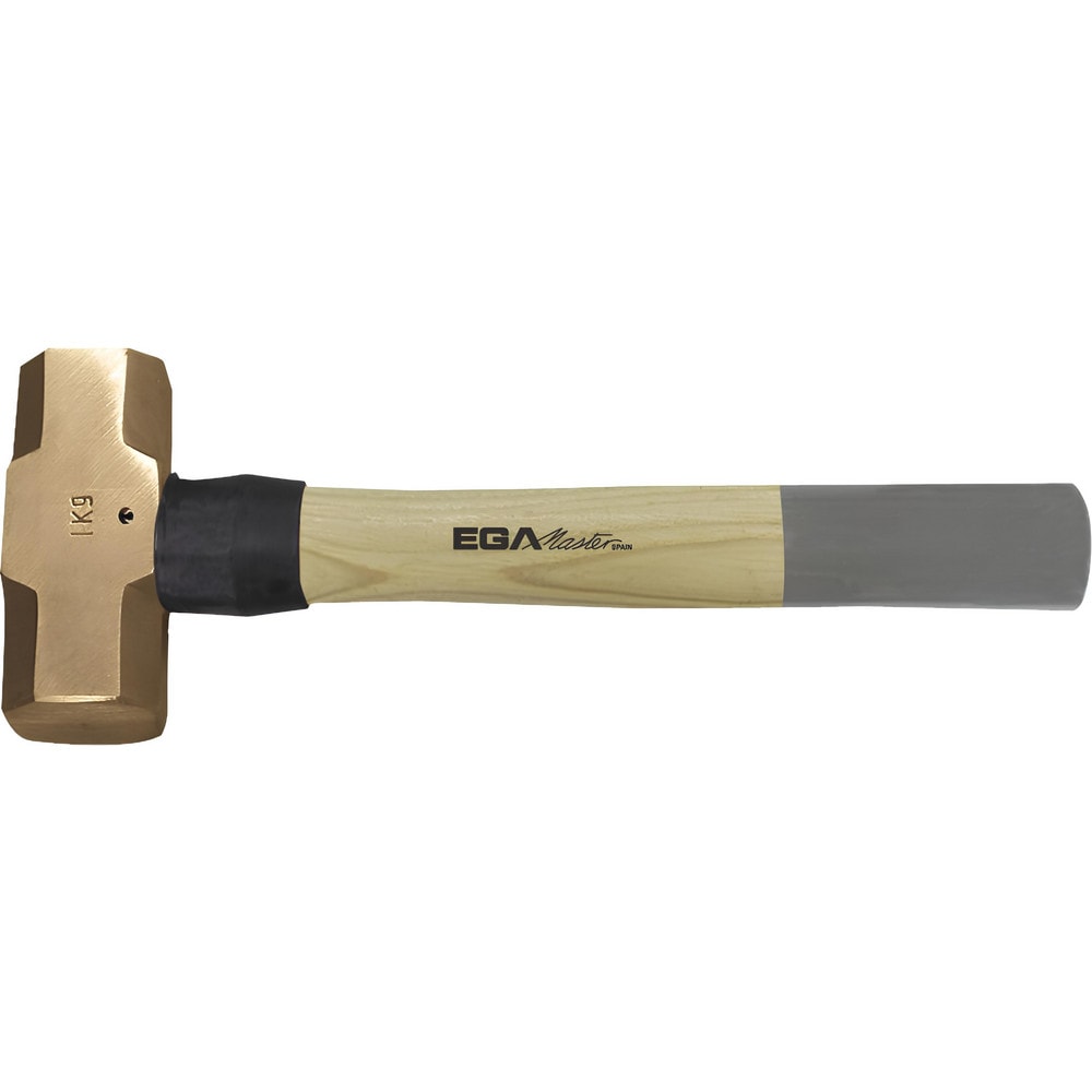 Sledge Hammers; Head Weight (Lb): 11.0231; Tool Type: Sledge Hammer; Head Material: Beryllium Copper; Head Weight Range: 10 Lb and Larger; Handle Material: Hickory; Overall Length Range: 25 to 35.9