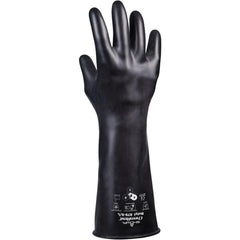 Chemical Resistant Gloves: SHOWA 879, Butyl-Coated, Butyl, Unsupported, General Purpose Chemical-Resistant