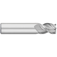 Corner Radius End Mill: 5/16" Dia, 1/2" LOC, 0.0600" Radius, 3 Flute, Solid Carbide