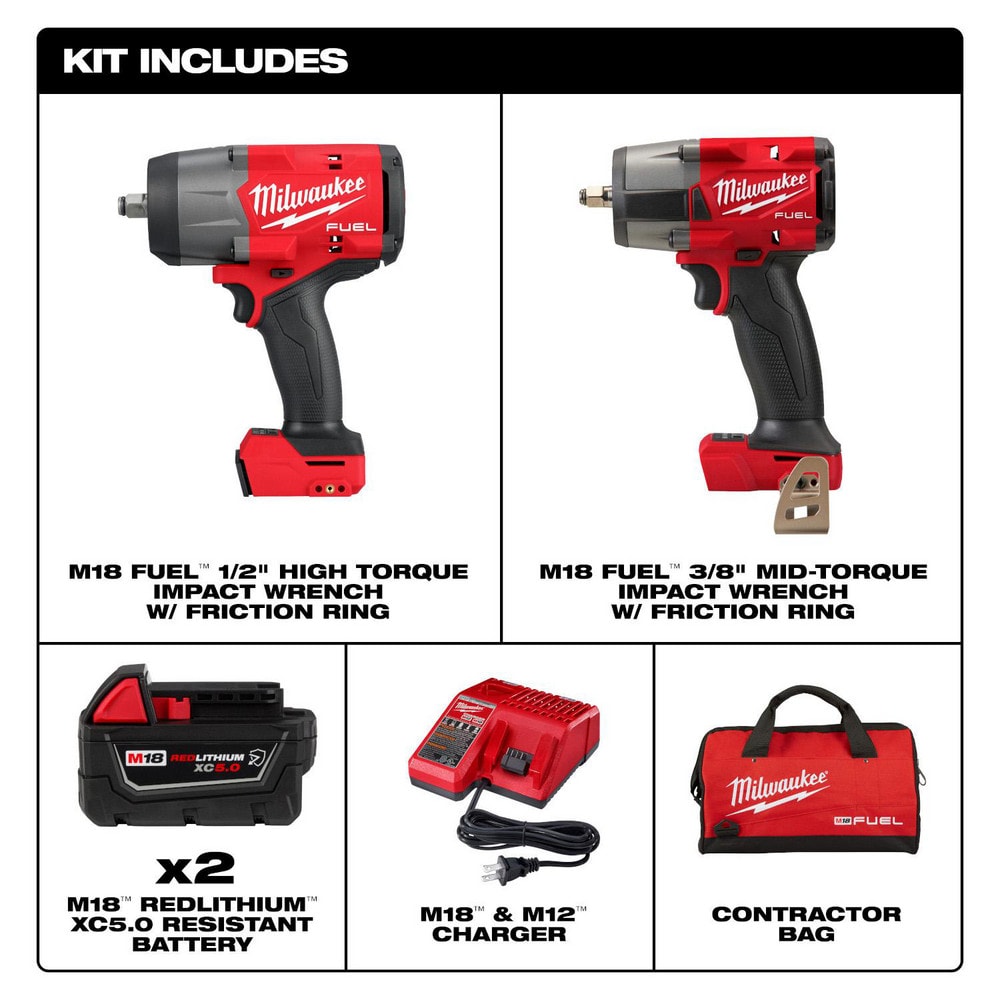 18.00 Volt, Pistol Grip Cordless Impact Wrench