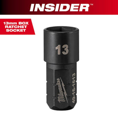 Impact Socket: 9/16" Drive, 13 mm Socket, Hex Drive