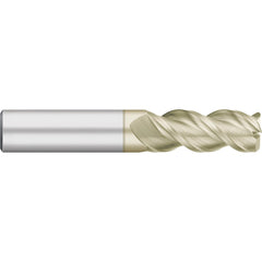 Corner Radius End Mill: 1" Dia, 1-3/4" LOC, 0.0300" Radius, 3 Flute, Solid Carbide