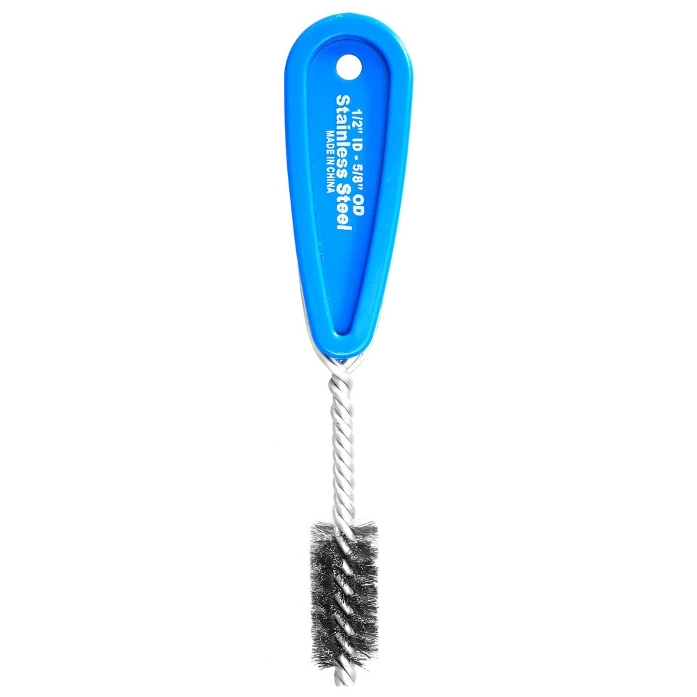 11/16 Inch Actual Brush Diameter, Stainless Steel, Refrigeration, Hand Fitting and Cleaning Brush