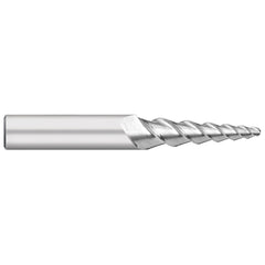 Ball End Mill: 3/16" Dia, 1-1/4" LOC, 3 Flute, Solid Carbide