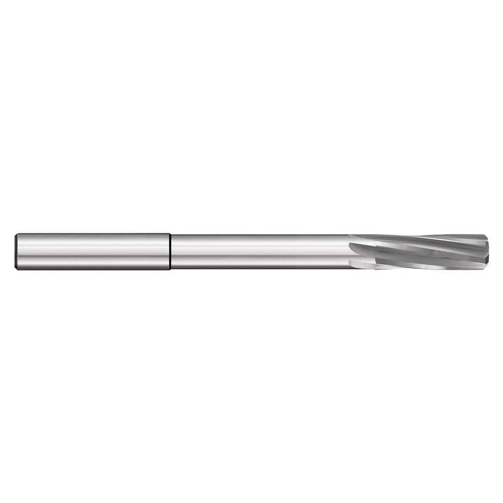 Chucking Reamer: 1/2" Dia, 4" OAL, 1-1/2" Flute Length, Straight-Cylindrical Shank, Solid Carbide