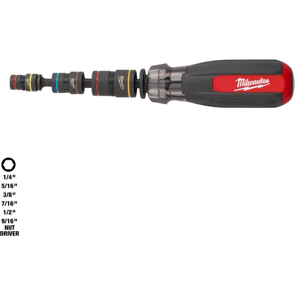 Nutdriver Sets; Drive Size: 1/4; Handle Type: Cushion Grip; Shaft Type: Solid; Container Type: None; Shaft Length (Inch): 4.68; Shaft Length: 4.68