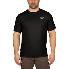 Work Shirt: General Purpose, 3X-Large, Polyester, Black