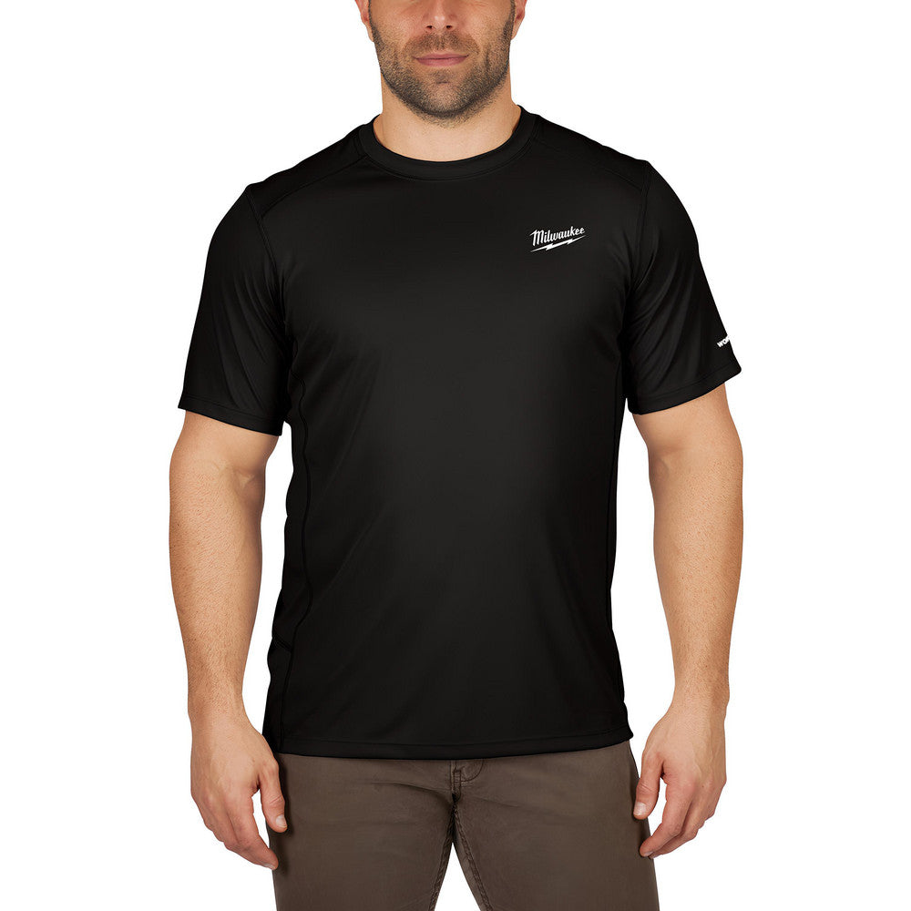 Work Shirt: General Purpose, 2X-Large, Polyester, Black