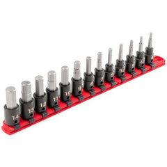 Socket Sets; Set Type: Impact; Measurement Type: Metric; Drive Size: 3/8 in; Minimum Size (mm): 4.00