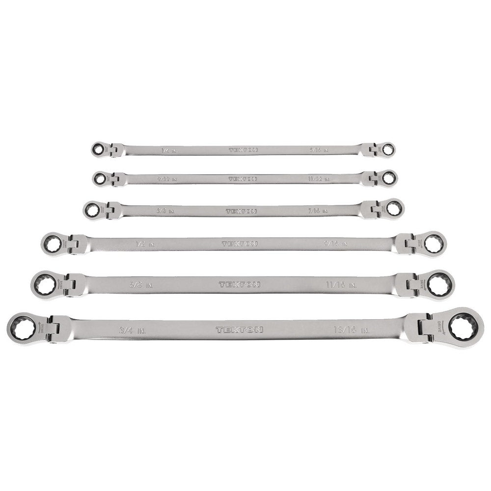 Ratchet Set: 6 Pc, Inch