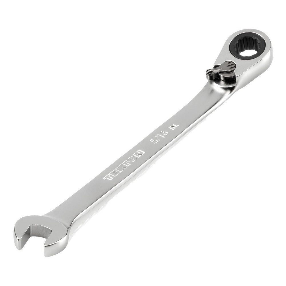 Combination Wrench: 5/16" Head Size, 15 deg Offset