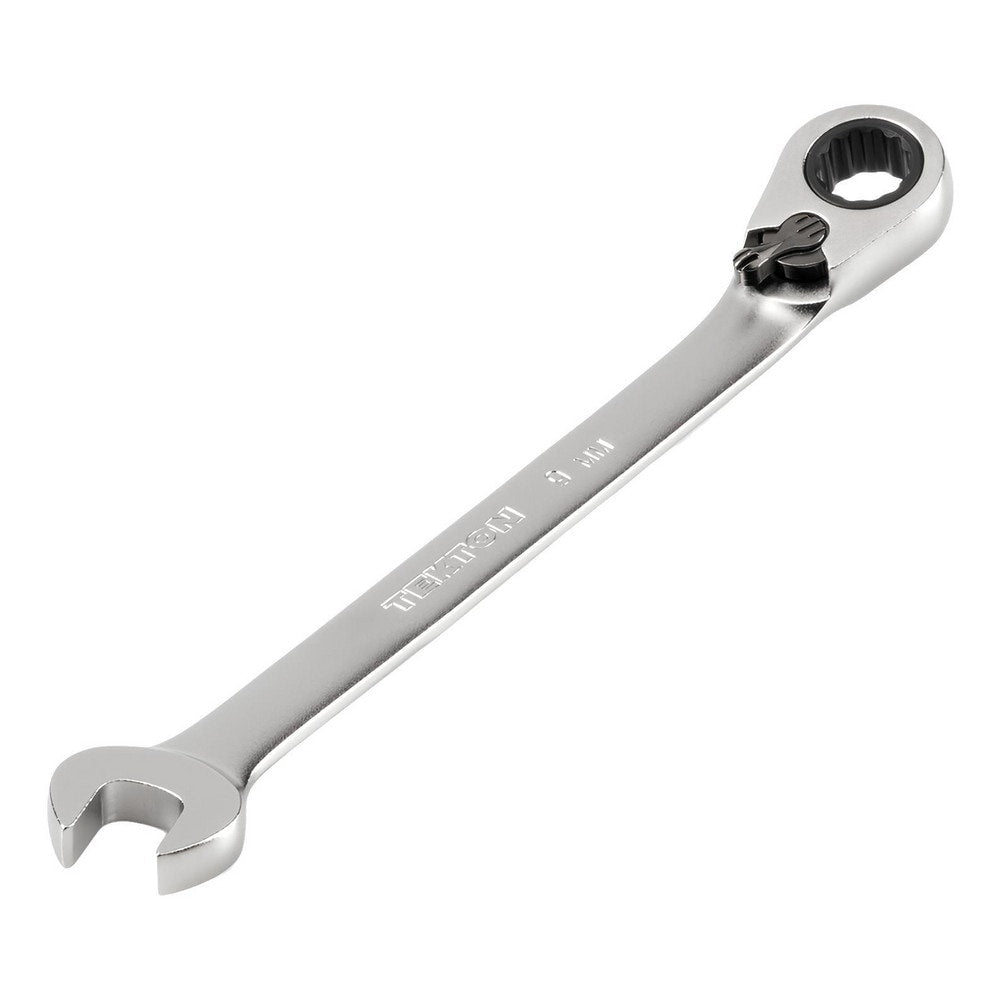 Combination Wrench: 9.00 mm Head Size, 15 deg Offset