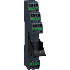 Relay Sockets; Socket Shape: Flat; Contact Form: 2CO; Terminal Type: Plug-in; Contact Amperage: 10 A; Number Of Tiers: 0.000; Number Of Circuits Controlled: 2; Number Of Terminals: 1.000; For Switching Current: 10 A