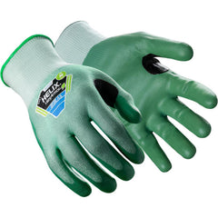 Cut, Puncture & Abrasion-Resistant Gloves: Helix Helix, Size 3X-Large, ANSI Cut A6, ANSI Puncture 5, Nitrile, HPPE Blend