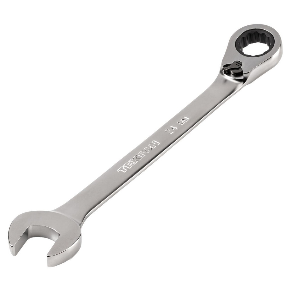 Combination Wrench: 24.00 mm Head Size, 15 deg Offset