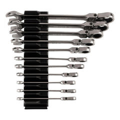 Ratchet Set & Combination Wrench Set: 11 Pc, Inch