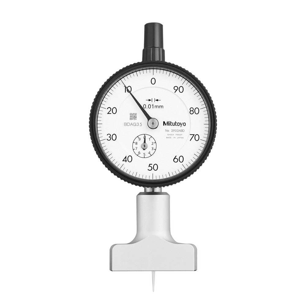 Vernier Depth Gages; Rule Length: 0 in; Base Length: 1.5000