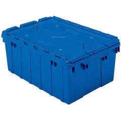 Totes & Storage Containers; Container Type: Attached-Lid, Stack & Nest; Overall Height: 9; Overall Width: 15; Overall Length: 21.5; Load Capacity Range: Lighter Than 50 Lb; Load Capacity: 35 lbs; Material Family: Plastic; Lid Included: Yes