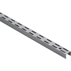 Brackets; Bracket Type: Double Shelf Standard; Mount Type: Screw-On; Length (Inch): 40 in; Bracket Material: Metal; Overall Width: 0.5 in; Finish: Titanium