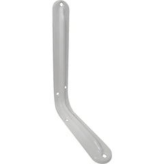 Brackets; Bracket Type: Shelf Bracket; Mount Type: Screw-On; Length (Inch): 8 in; Bracket Material: Steel; Load Capacity: 33; Overall Width: 1 in; Finish: White