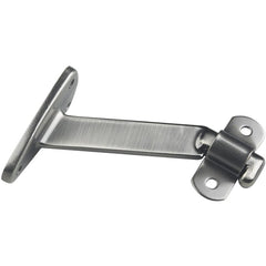 Brackets; Bracket Type: Handrail Bracket; Mount Type: Screw-On; Length (Inch): 4.06 in; Bracket Material: Aluminum; Load Capacity: 176; Overall Width: 1.44 in; Finish: Nickel