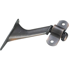 Brackets; Bracket Type: Handrail Bracket; Mount Type: Screw-On; Length (Inch): 2.39 in; Bracket Material: Metal; Load Capacity: 100; Overall Width: 1.25 in; Finish: Oil-Rubbed Bronze