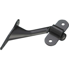 Brackets; Bracket Type: Handrail Bracket; Mount Type: Screw-On; Length (Inch): 2.39 in; Bracket Material: Metal; Load Capacity: 100; Overall Width: 1.25 in; Finish: Black