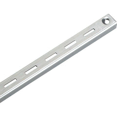 Brackets; Bracket Type: Shelf Standard; Mount Type: Screw-On; Length (Inch): 48 in; Bracket Material: Metal; Overall Width: 0.63 in; Finish: Chrome