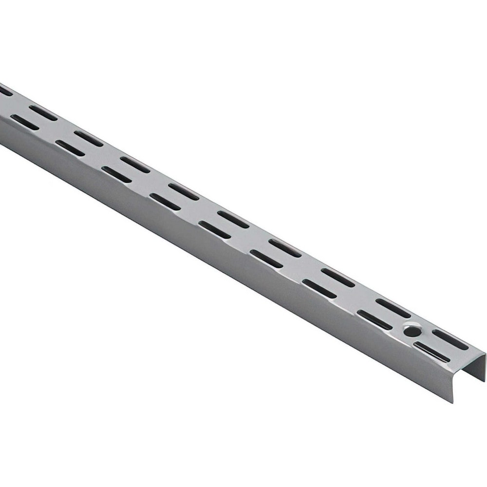 Brackets; Bracket Type: Double Shelf Standard; Mount Type: Screw-On; Length (Inch): 28 in; Bracket Material: Metal; Overall Width: 0.5 in; Finish: Titanium