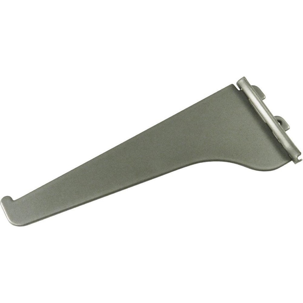 Brackets; Bracket Type: Shelf Bracket; Mount Type: Insert; Length (Inch): 8 in; Bracket Material: Metal; Load Capacity: 60; Overall Width: 0.5 in; Finish: Titanium