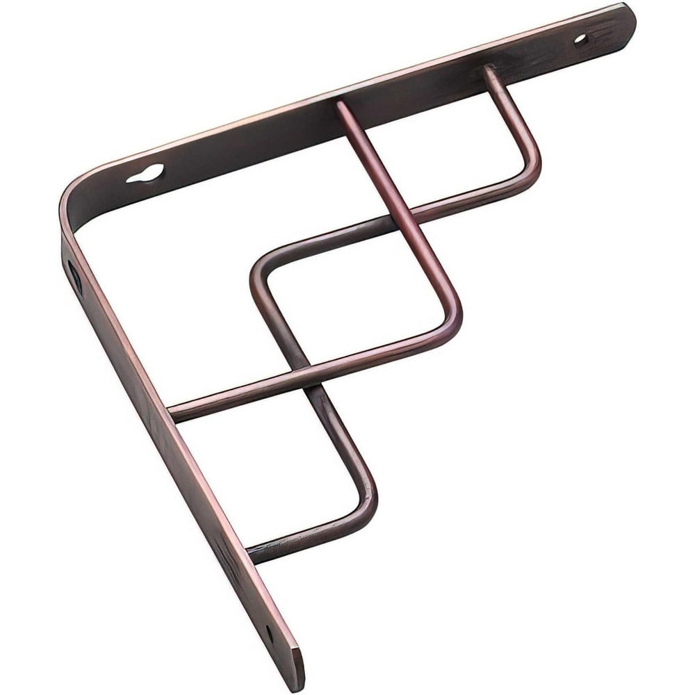 Brackets; Bracket Type: Shelf Bracket; Mount Type: Screw-On; Length (Inch): 7.91 in; Bracket Material: Steel; Load Capacity: 25; Overall Width: 0.79 in; Finish: Oil-Rubbed Bronze