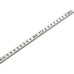 Brackets; Bracket Type: Pilaster Shelf Standard; Mount Type: Screw-On; Length (Inch): 36 in; Bracket Material: Metal; Overall Width: 0.63 in; Finish: Zinc