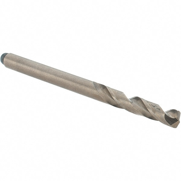 Screw Machine Length Drill Bit: 1/8" Dia, 135 deg Point, High-Speed Steel