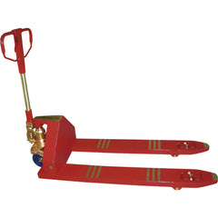 Pallet Trucks/Jacks; Type: Hydraulic Pallet Truck; Control Type: Hand; Load Capacity (Lb. - 3 Decimals): 4409.245; Outside Fork Width: 550 mm; Maximum Lifting Height: 190 mm; Minimum Lifting Height: 90 mm