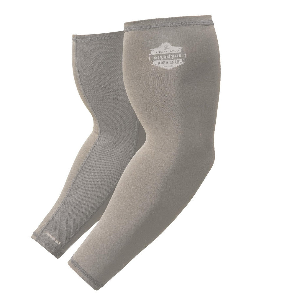 General Purpose Protective Sleeves: Size Medium, Polyester & Spandex, Gray, ANSI Cut A7