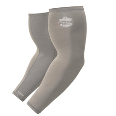 General Purpose Protective Sleeves: Size Medium, Polyester & Spandex, Gray, ANSI Cut A7