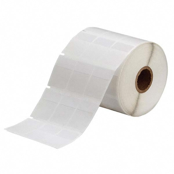 Label Maker Label: Clear & White, Vinyl, 2,500 per Roll