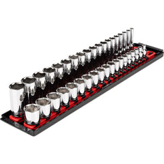 Deep Standard Socket Set Socket Set: 38 Pc, 6 to 24" Socket