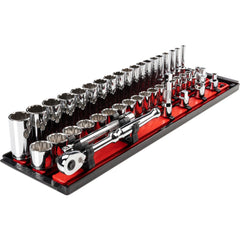 Deep Standard Ratchet&Socket Set Socket Set: 44 Pc, 6 to 24" Socket