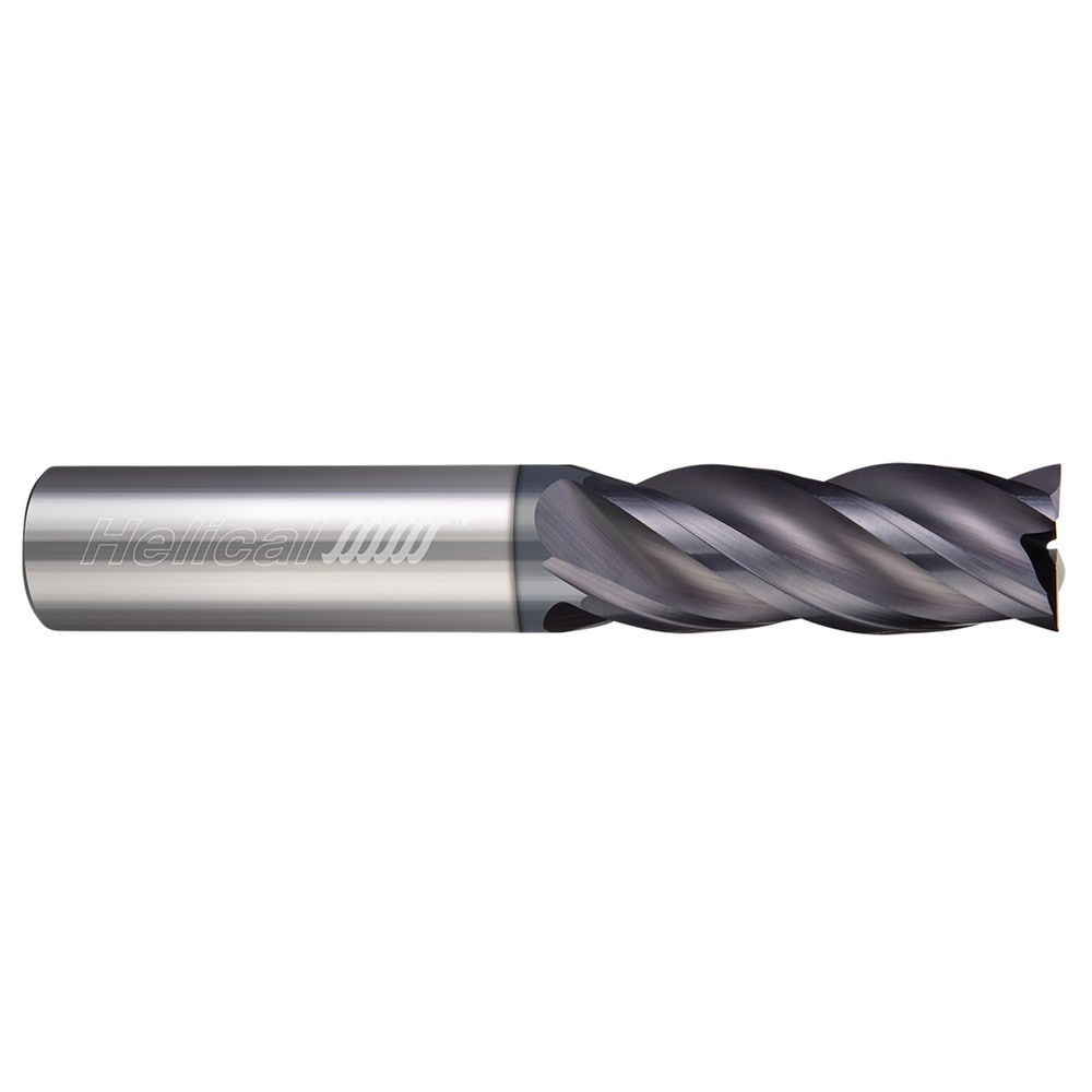 Square End Mill: 5/32" Dia, 7/16" LOC, 4 Flute, Solid Carbide