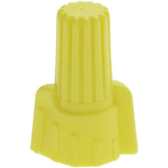 Twist On Wire Connectors; Minimum Compatible Wire Size: 18; Maximum Compatible Wire Size: 10 AWG; Voltage: 600.00; Color: Yellow