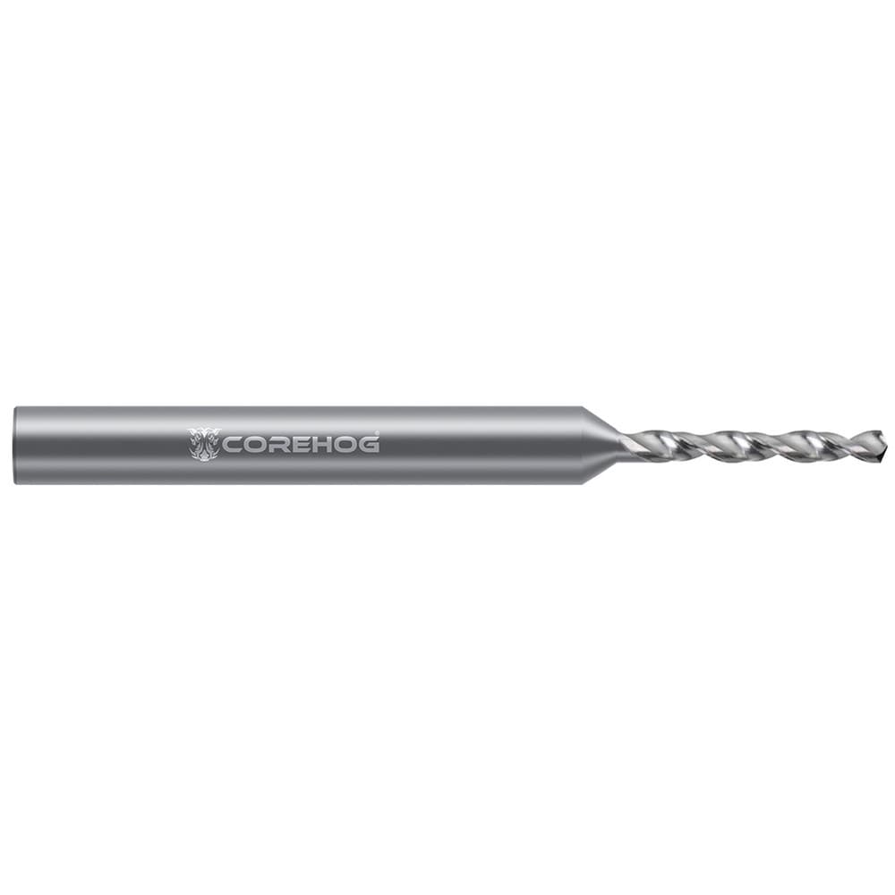 Micro Drill Bit: 0.1094" Dia, 130 deg, Solid Carbide