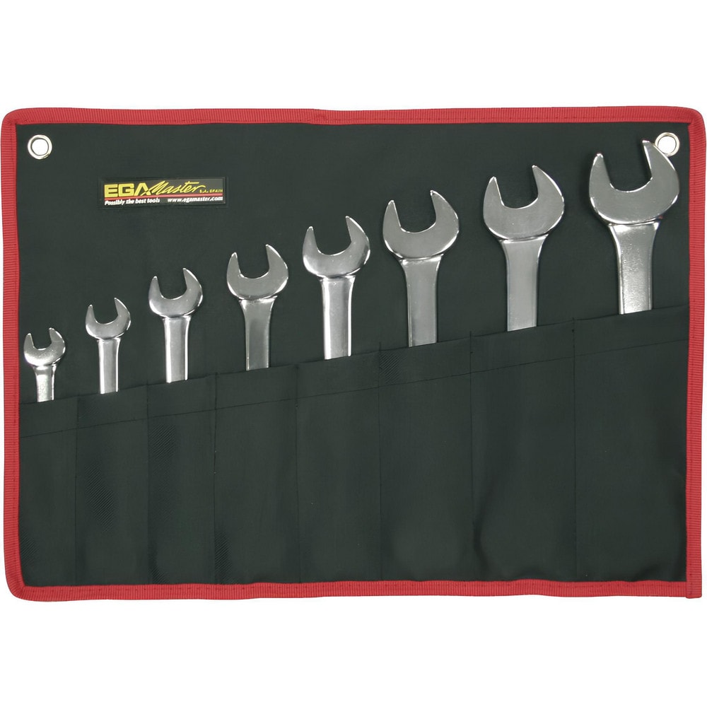 Offset Box End Wrench Set: 12 Pc, Metric