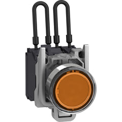 Pilot & Indicator Lights; Pilot Light Type: Press-to-Push Pilot Light; Lamp Type: LED; Light Color: Orange; Voltage: 24.00 V; Overall Diameter: 0.870; Electrical Connection Type: Screw Clamp; Panel Cut-out Diameter: 22 mm