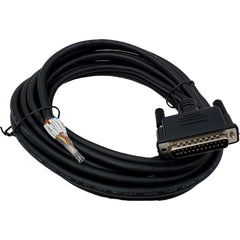 Computer Cable; Cable Type: Data Cable, Computer Cable; Connection Type: Serial Connector; Overall Length (Feet): 15; Overall Length: 15.00; Gender: Male; Color: Black; Gauge: 28; Flexibility: Flexible; End Shape: Straight