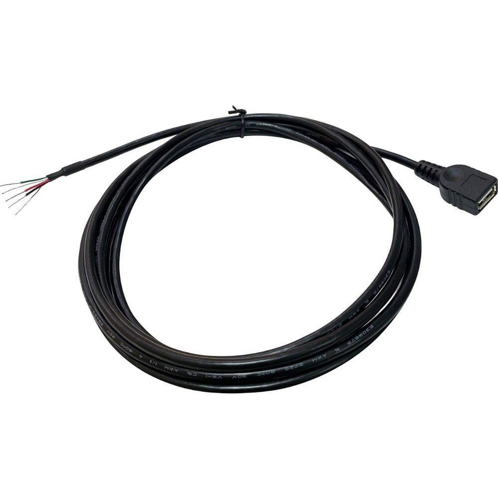 Computer Cable; Cable Type: Data Cable, USB Cords, Computer Cable; Connection Type: USB Type A; Overall Length (Feet): 10; Overall Length: 10.00; Gender: Female; Color: Black; Gauge: 24; Flexibility: Flexible; End Shape: Straight