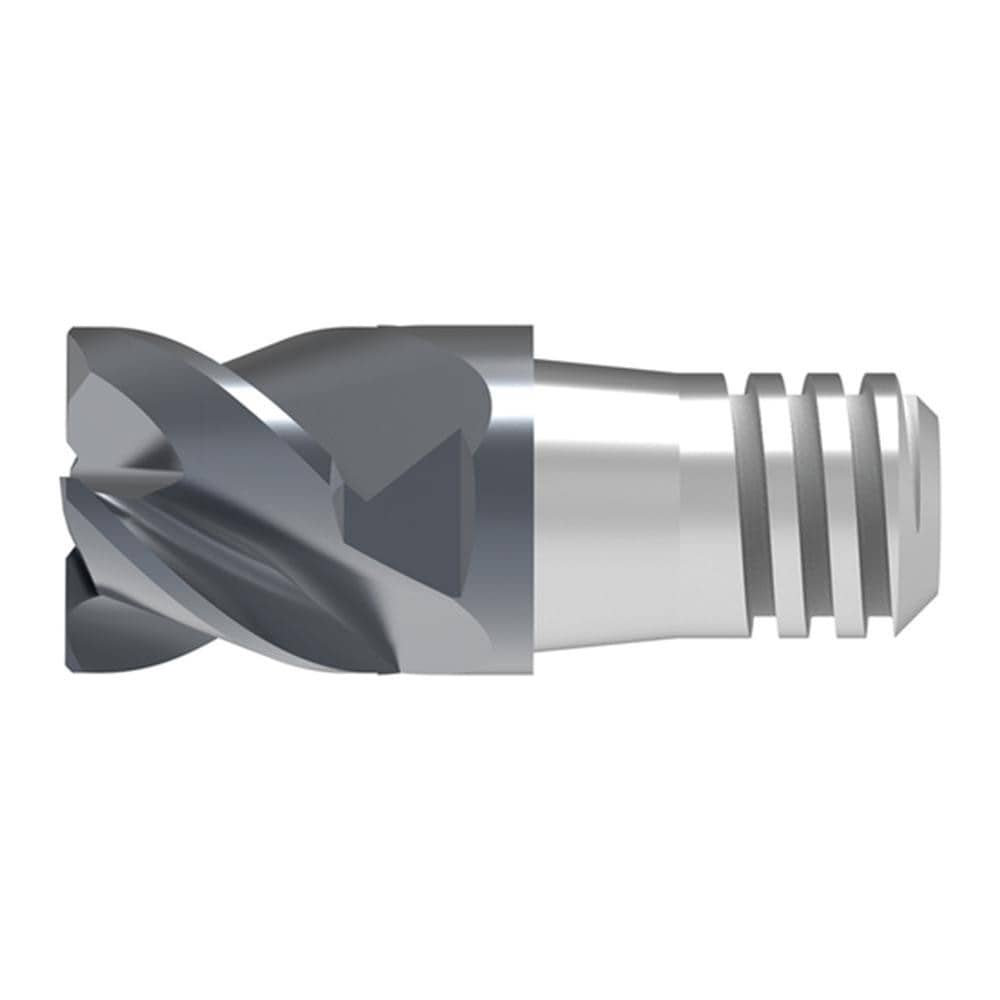 Corner Radius & Corner Chamfer End Mill Heads; Mill Diameter (mm): 12.00; Chamfer Width (mm): 0.240; Chamfer Angle: 45.000; Length of Cut (mm): 9.0000; Number Of Flutes: 4