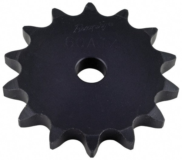 Plate Roller Chain Sprocket: 30 Teeth, 1" Pitch, 1" Bore Dia