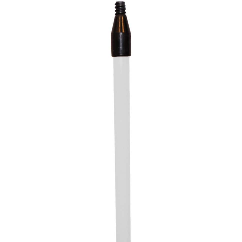 Mop Handle: 58" Long Fiberglass, Use with Broom or mop with a threaded hole